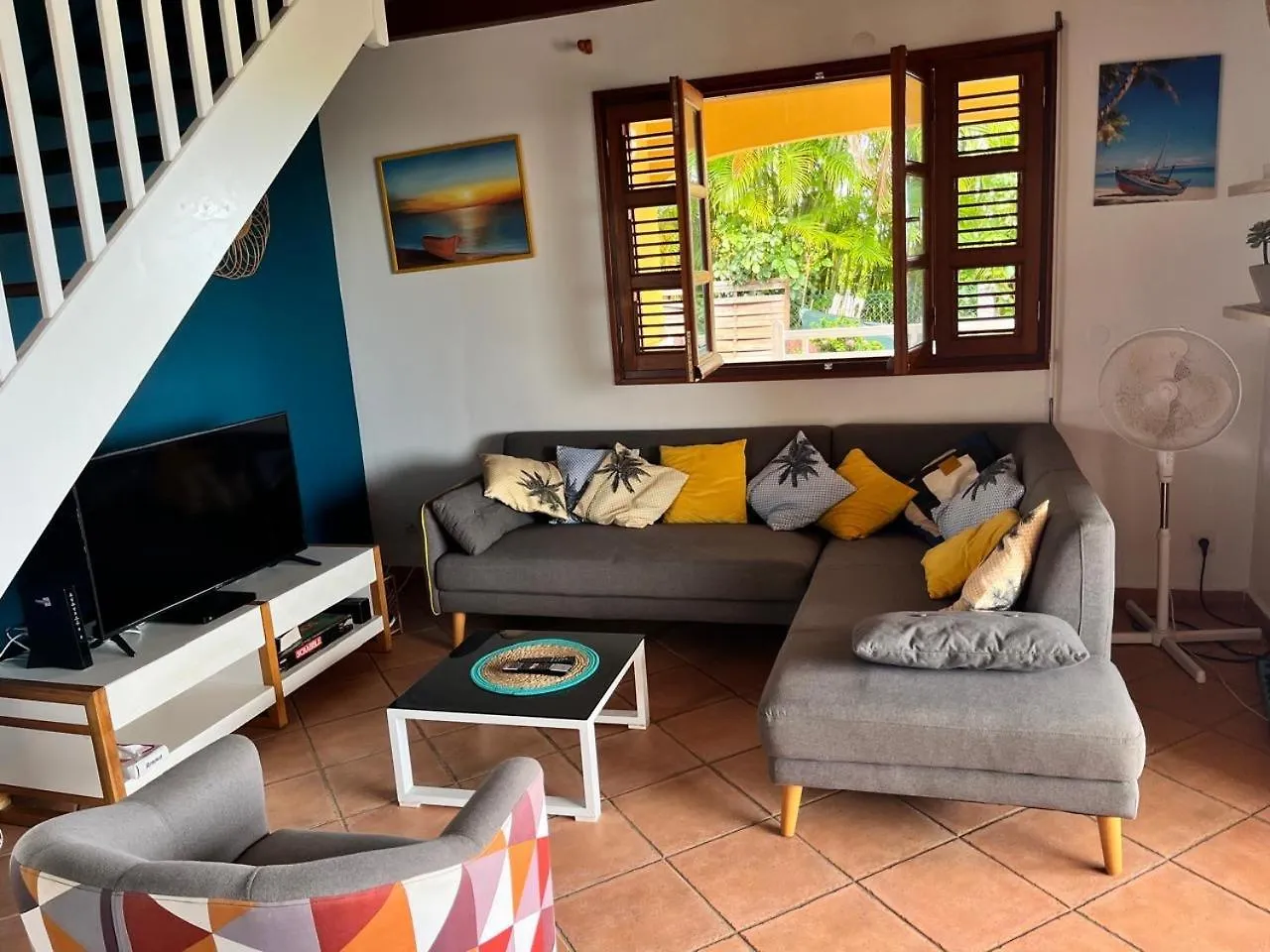 Hébergement de vacances Villa Mango Sea avec piscine&vue sur les îles Saint-Francois  Guadeloupe